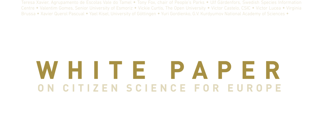 White Paper on Citizen Science for Europe